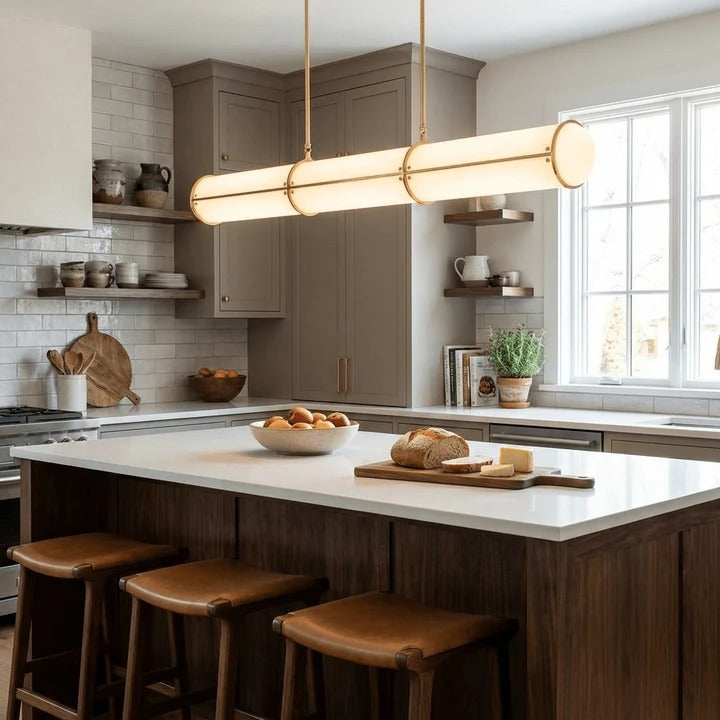 Cylindrical Endless Pendant Light