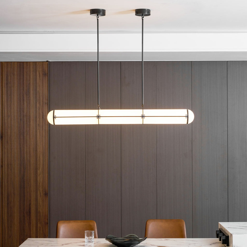 Cylindrical Endless Pendant Light