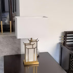 July Alabaster Table Lamp