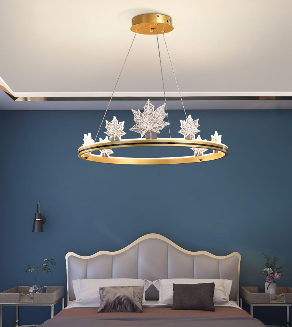 Ion Leaf Chandelier