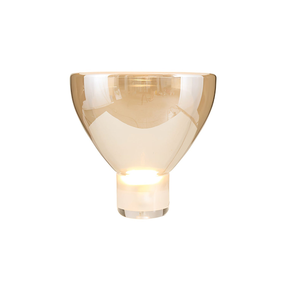 ∅ 14.9″ x H 14.5″ / Dia 38cm x H 37cm / Cognac / US plug