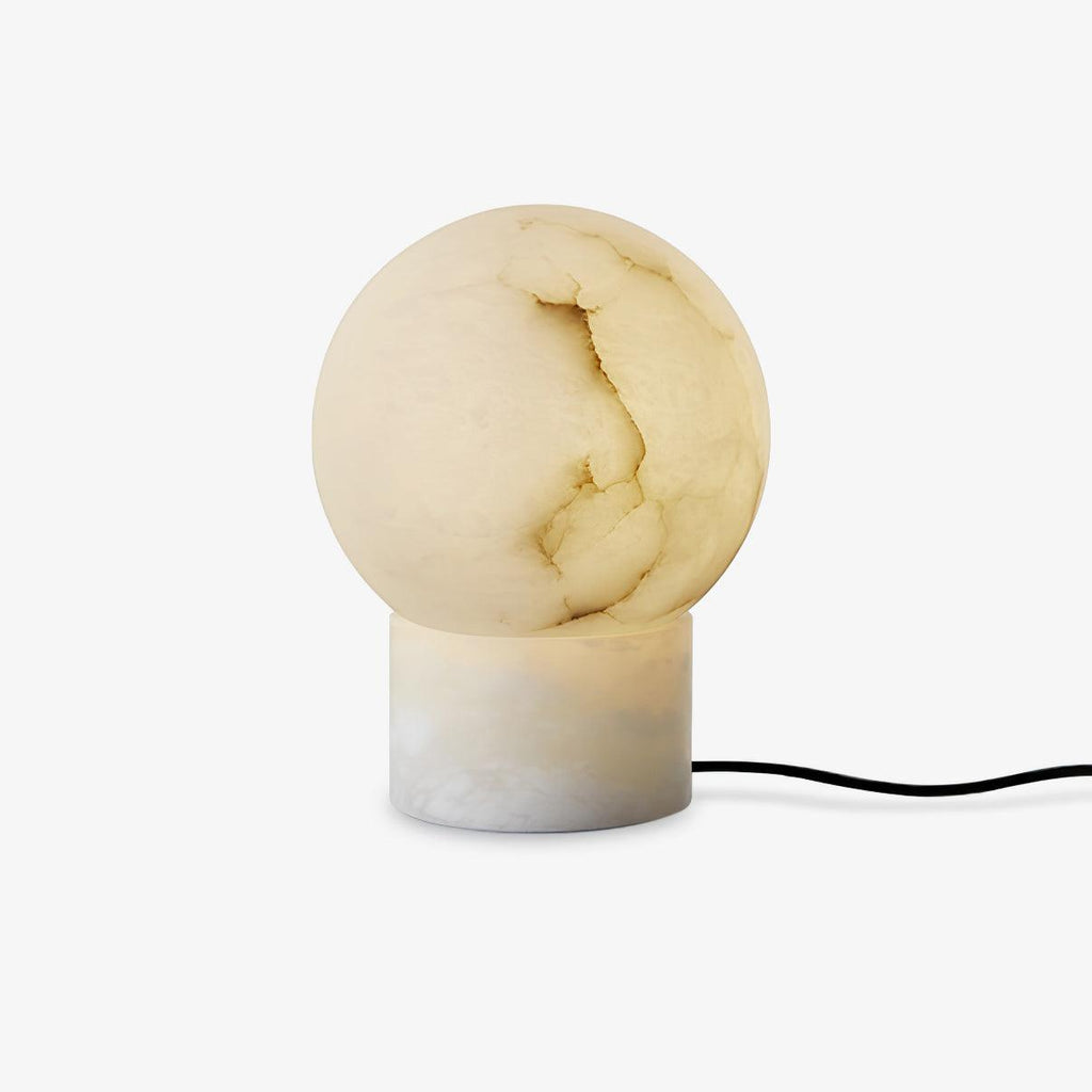 Marble Ball Alabaster Table Lamp