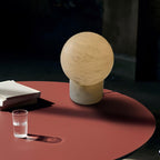 Marble Ball Alabaster Table Lamp