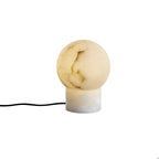 Marble Ball Alabaster Table Lamp
