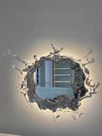 Water Drop Mirror Wall Lamp