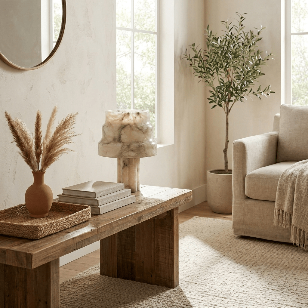 Verona Alabaster Table Lamp