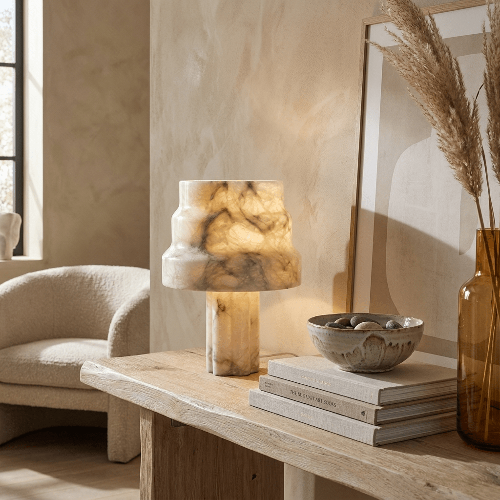 Verona Alabaster Table Lamp