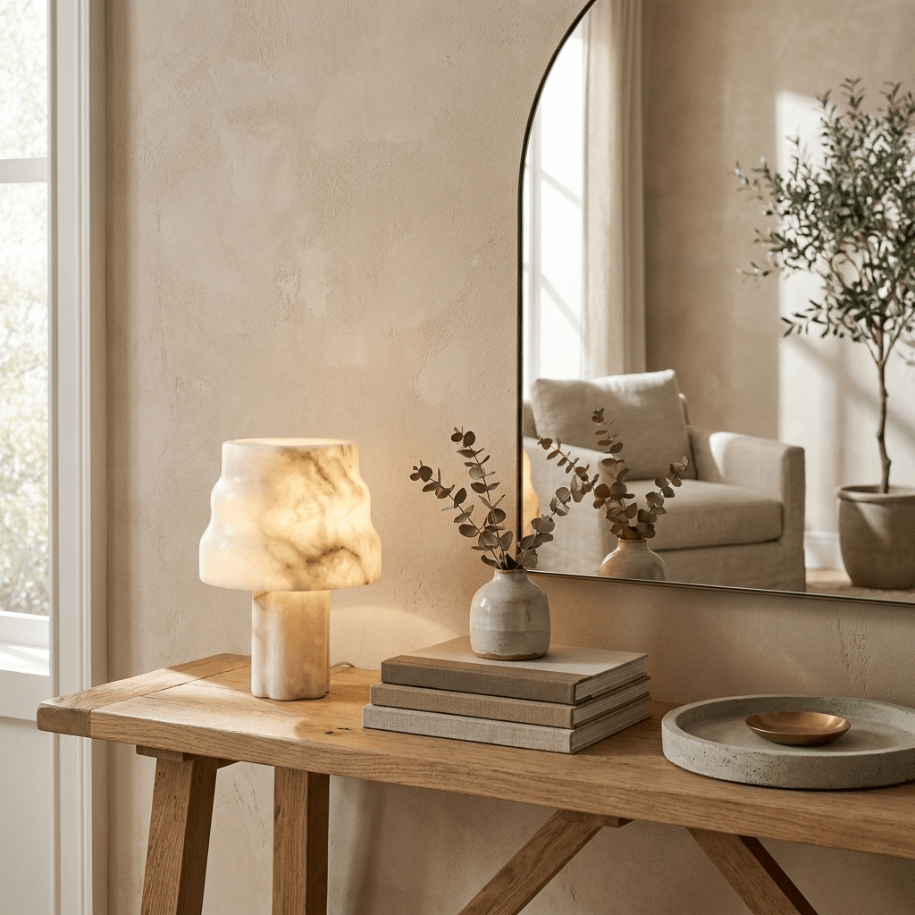 Verona Alabaster Table Lamp