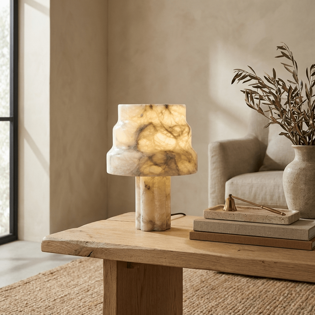 Verona Alabaster Table Lamp