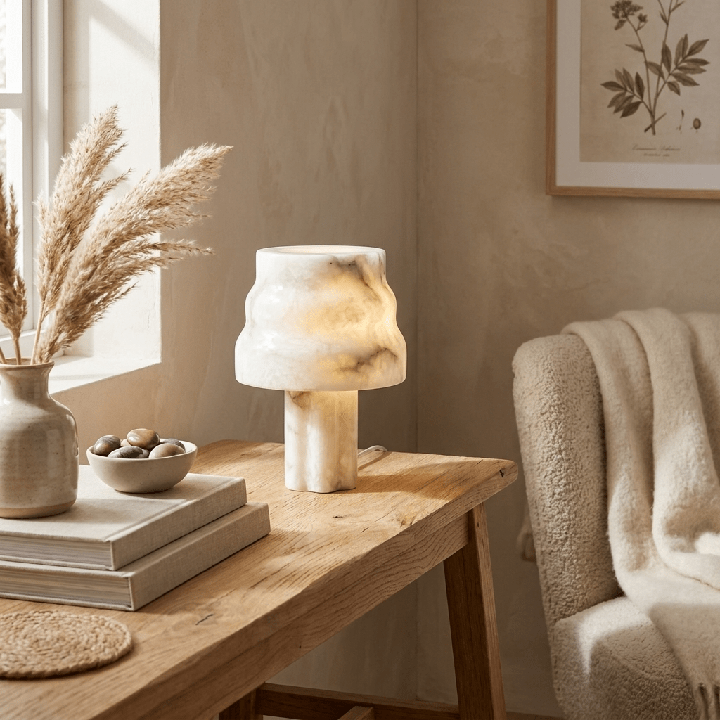 Verona Alabaster Table Lamp