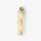 Tube Alabaster Wall Sconce