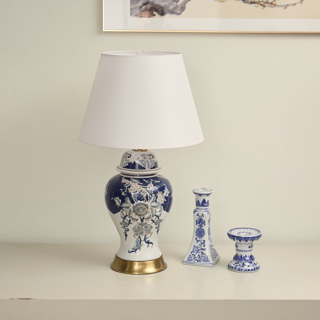 Gilt Accented Table Lamp