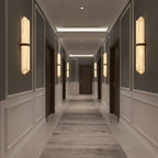 Alabaster Obelisk Wall Sconce