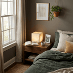 Alabaster Cube Table Lamp