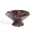 Facet Pedestal Bowl Storage Tray
