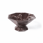 Facet Pedestal Bowl Storage Tray