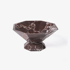 Facet Pedestal Bowl Storage Tray