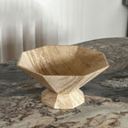 Facet Pedestal Bowl Storage Tray