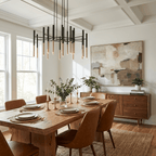 Metal Tubular Chandelier