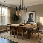 Metal Tubular Chandelier