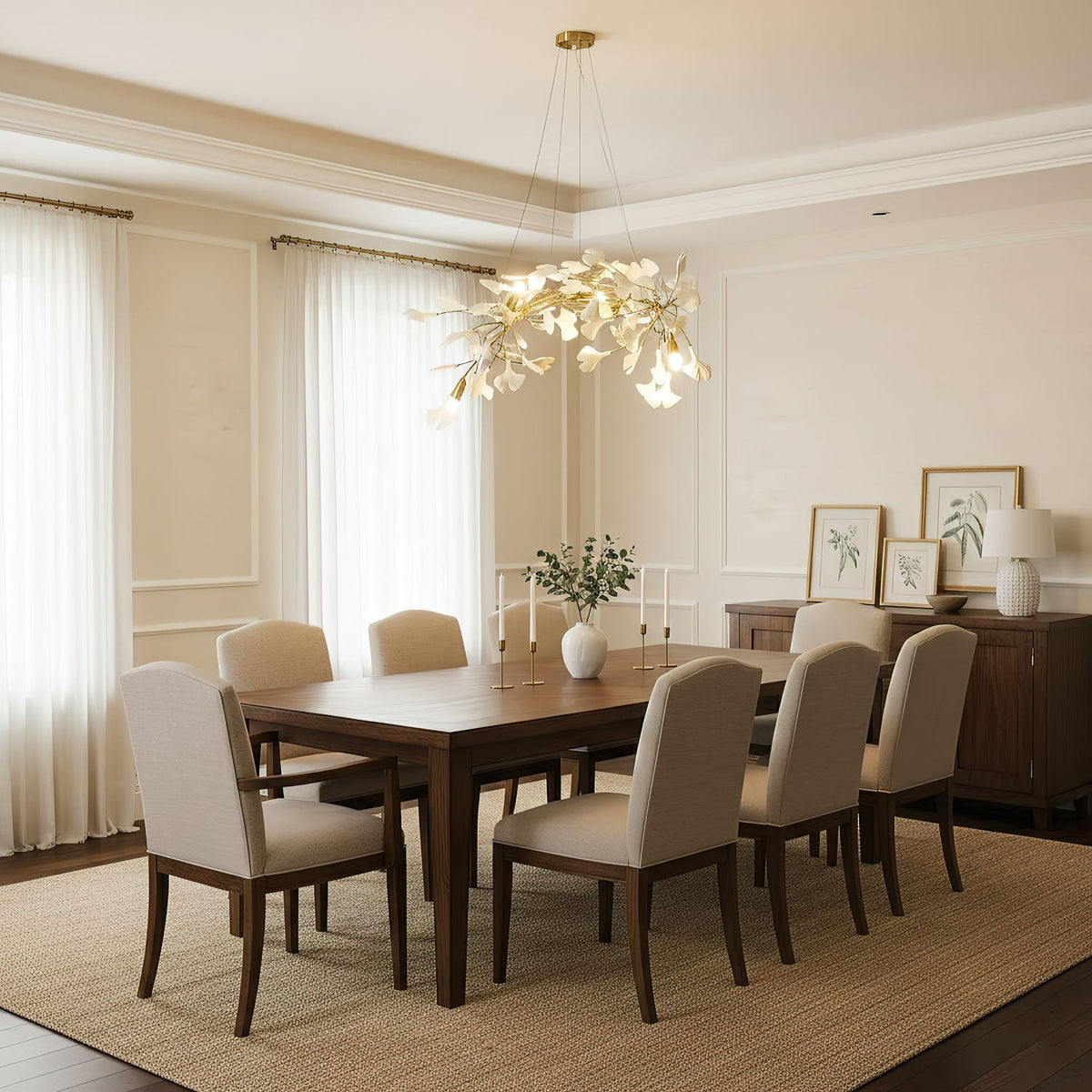 Gingko Bloom Chandelier