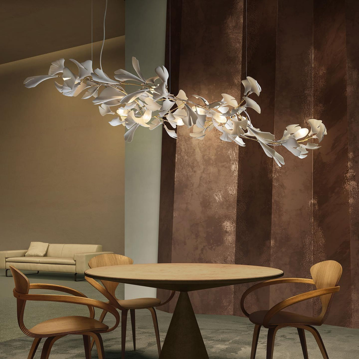 Gingko Bloom Chandelier