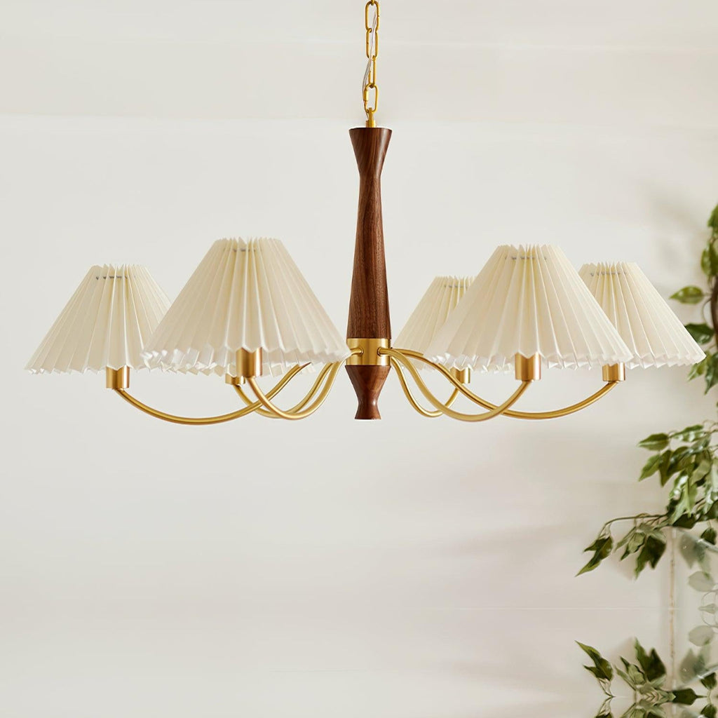 Pleated Chandelier