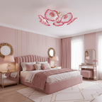 Lotus Leaf Glass Ceiling Lamp