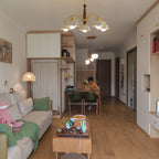 Swedish Modern Gold Chandelier