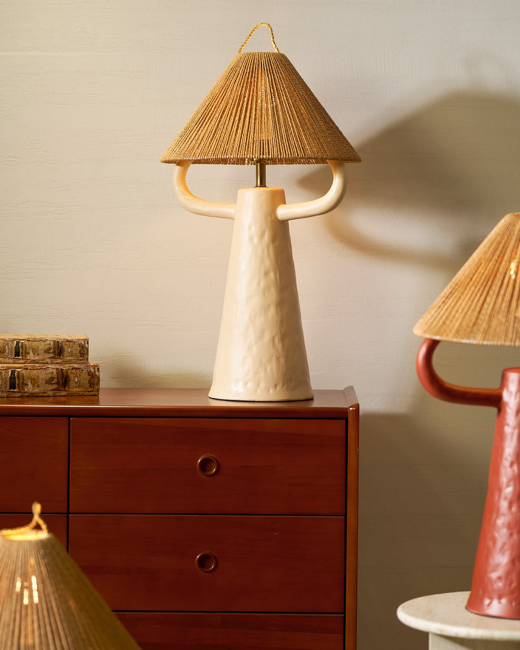 Horns Ceramic Table Lamp