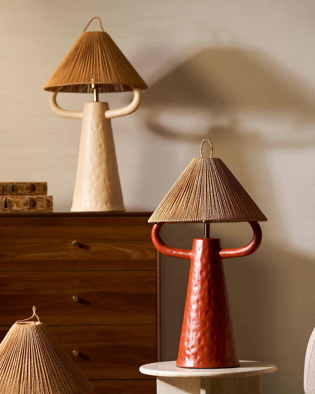 Horns Ceramic Table Lamp
