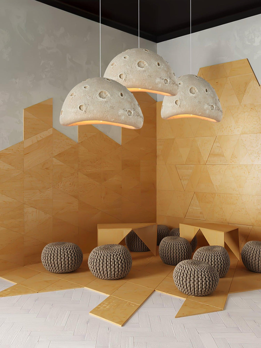 Lunara Blue Planet Pendant Light