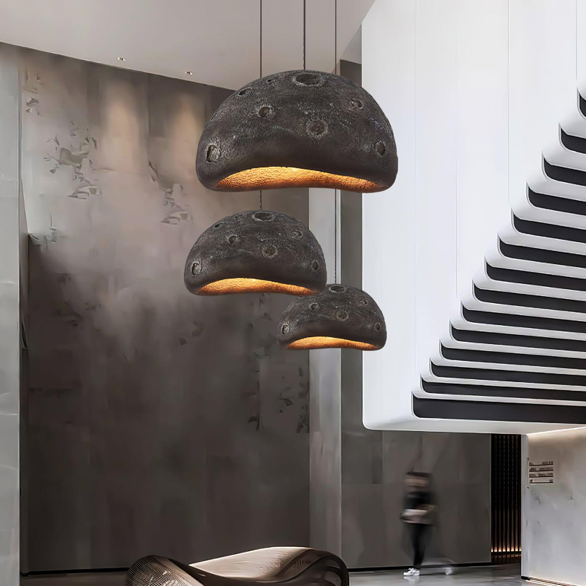 Lunara Blue Planet Pendant Light
