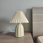 Vintage Pleated Table Lamp