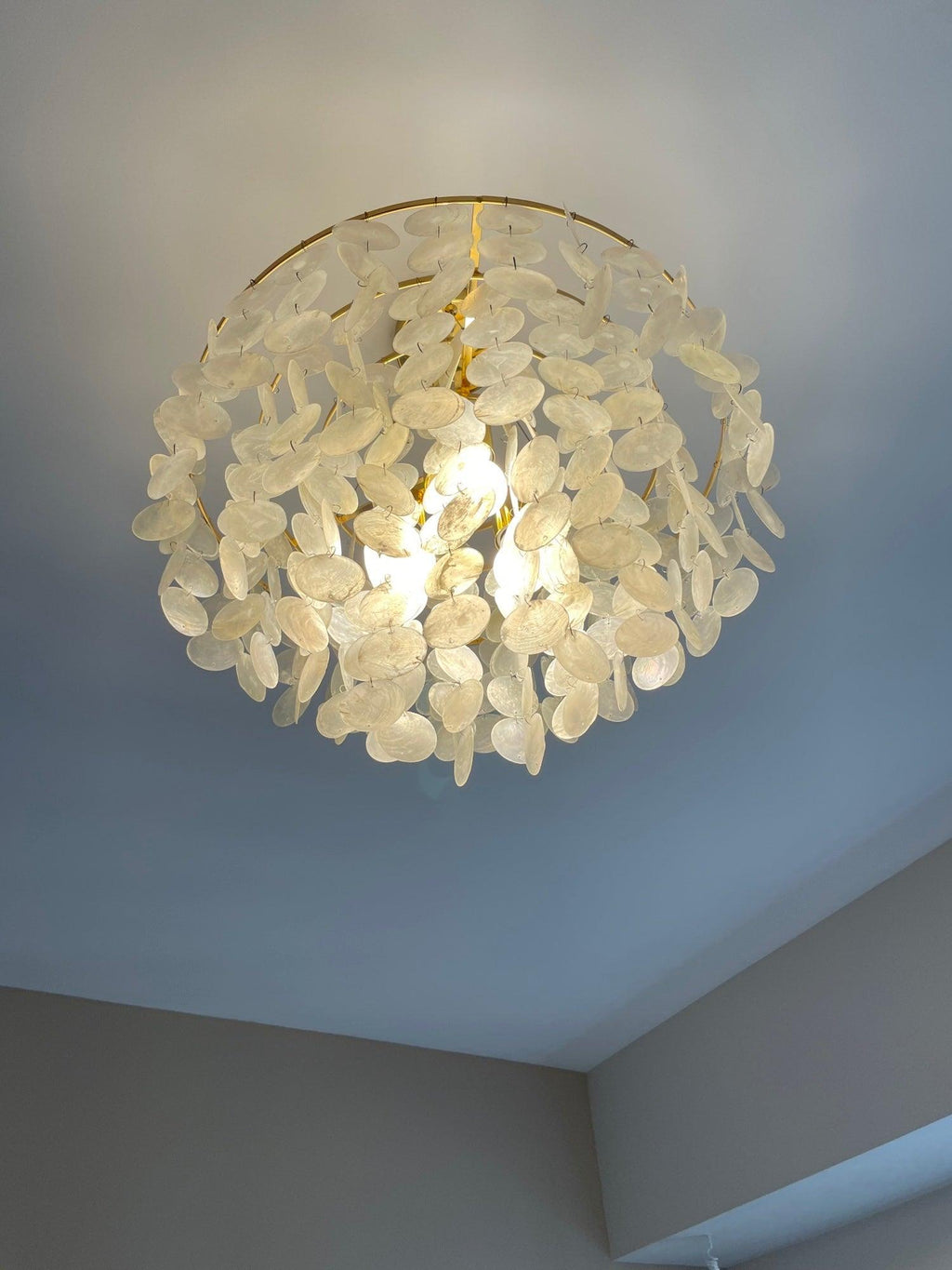 Shell Wind Chime Chandelier