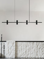 Travertine Parallel Chandelier