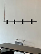 Travertine Parallel Chandelier