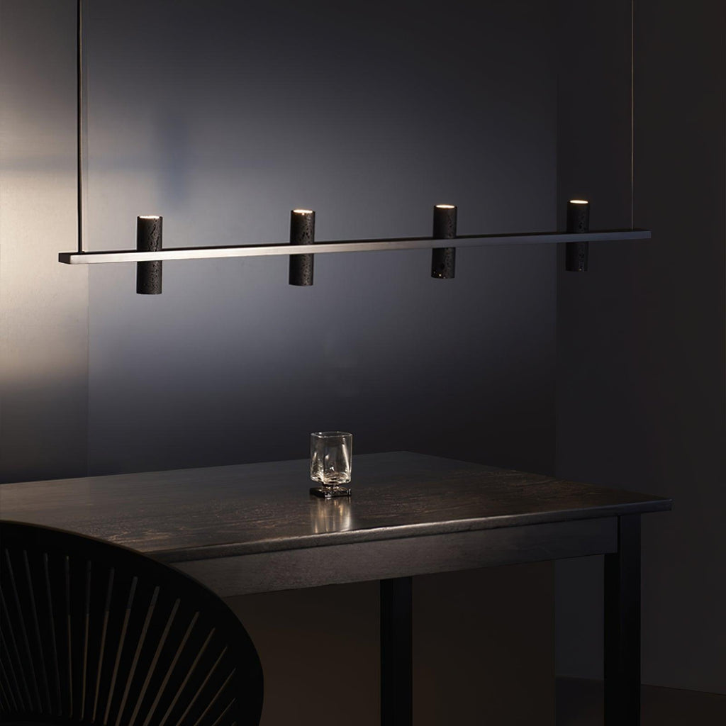 Travertine Parallel Chandelier
