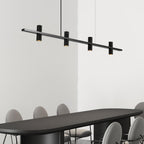 Travertine Parallel Chandelier