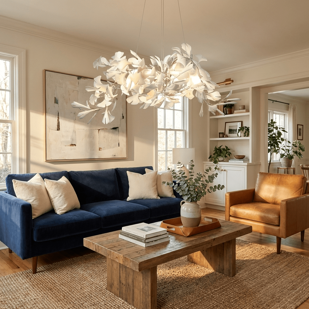 Gingko Bouquet Chandelier