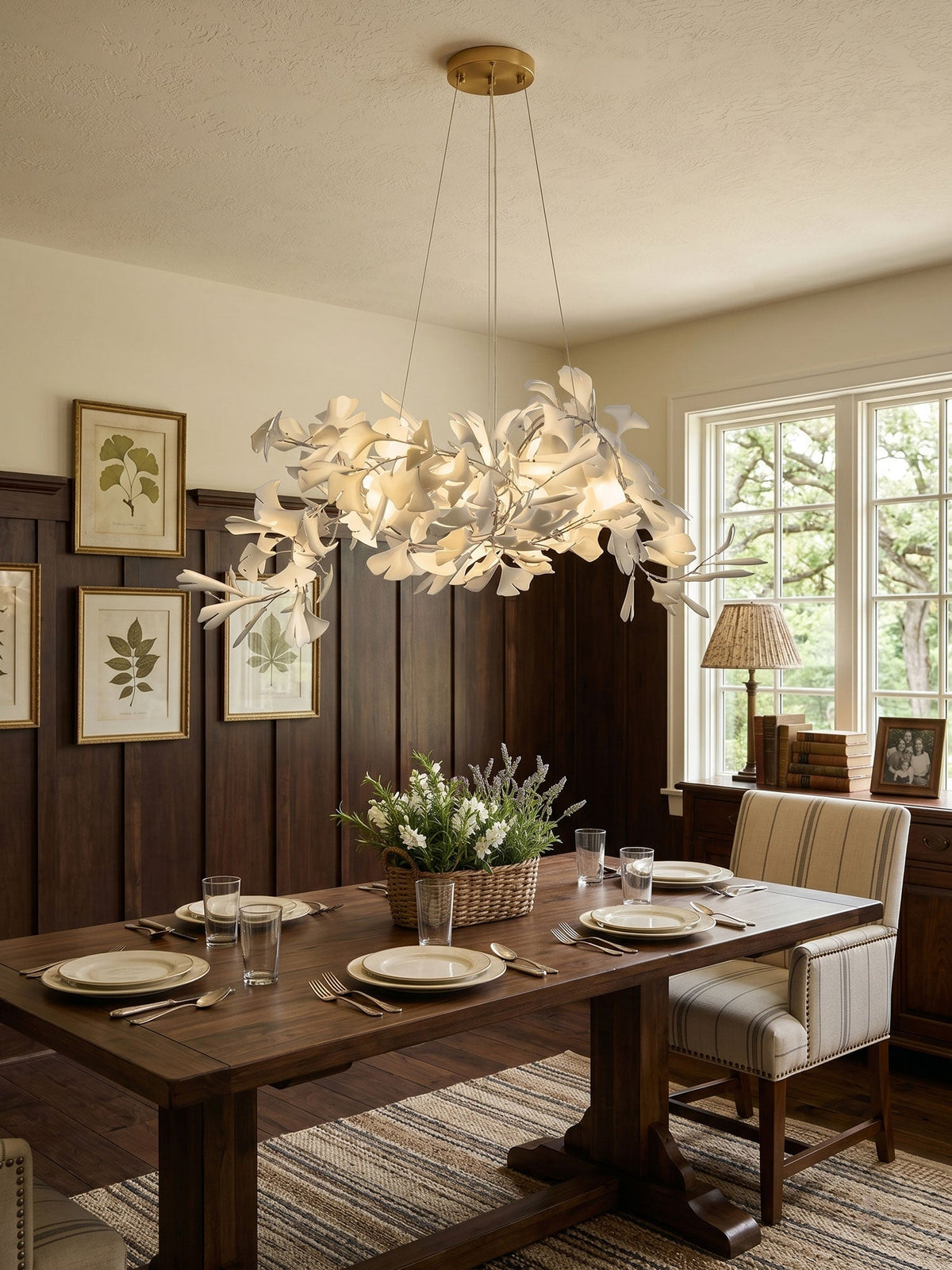 Gingko Bouquet Chandelier