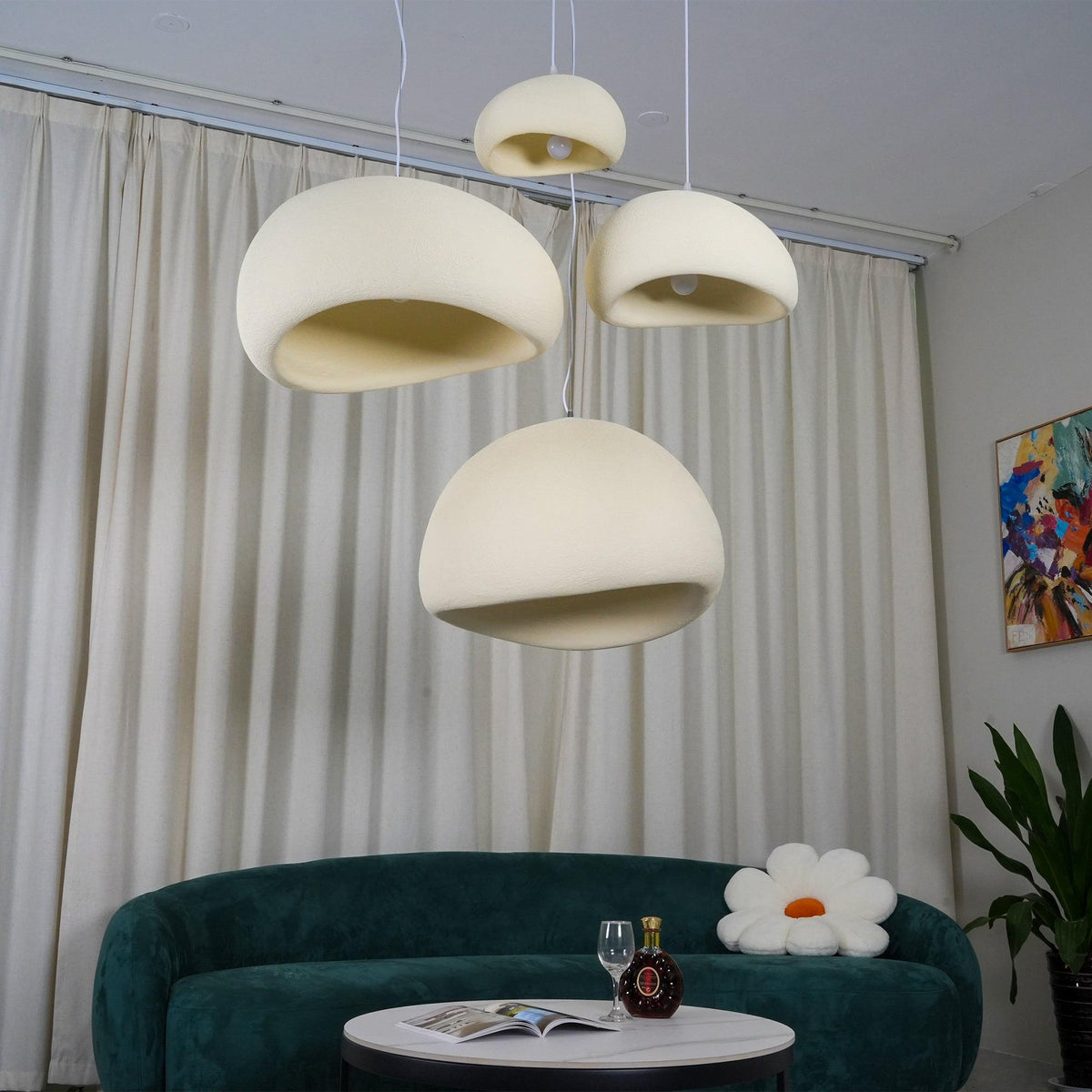 Zenra Wabi-Sabi Organic Chandelier