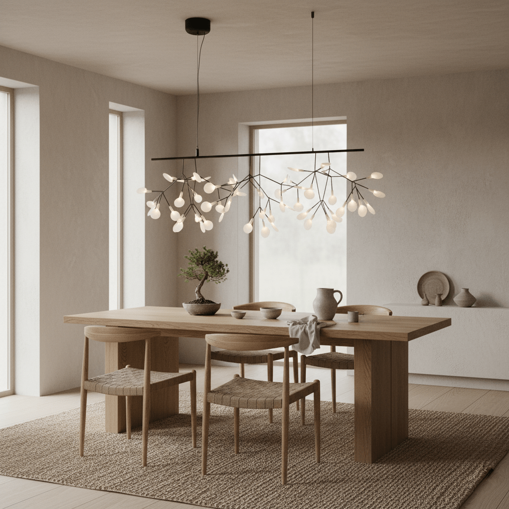 Black Firefly LED Chandelier