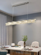 Long Crystal Pendant Lamp