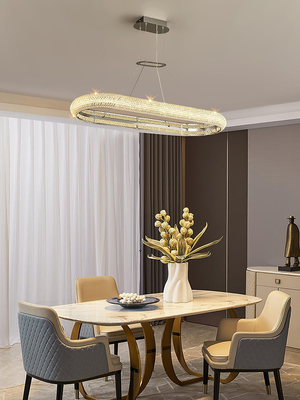 Asscher Ring Chandelier