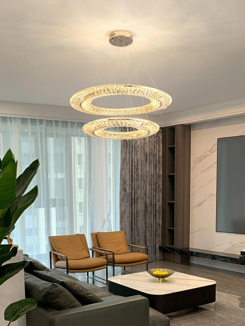 Tanager Geometric Chandelier