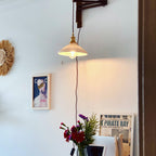 Walnut Telescopic Wall Lamp