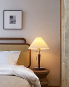 Cone Pleated Fabric Table Lamp