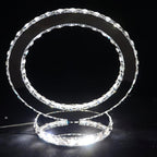 Crystal Rings Table Lamp