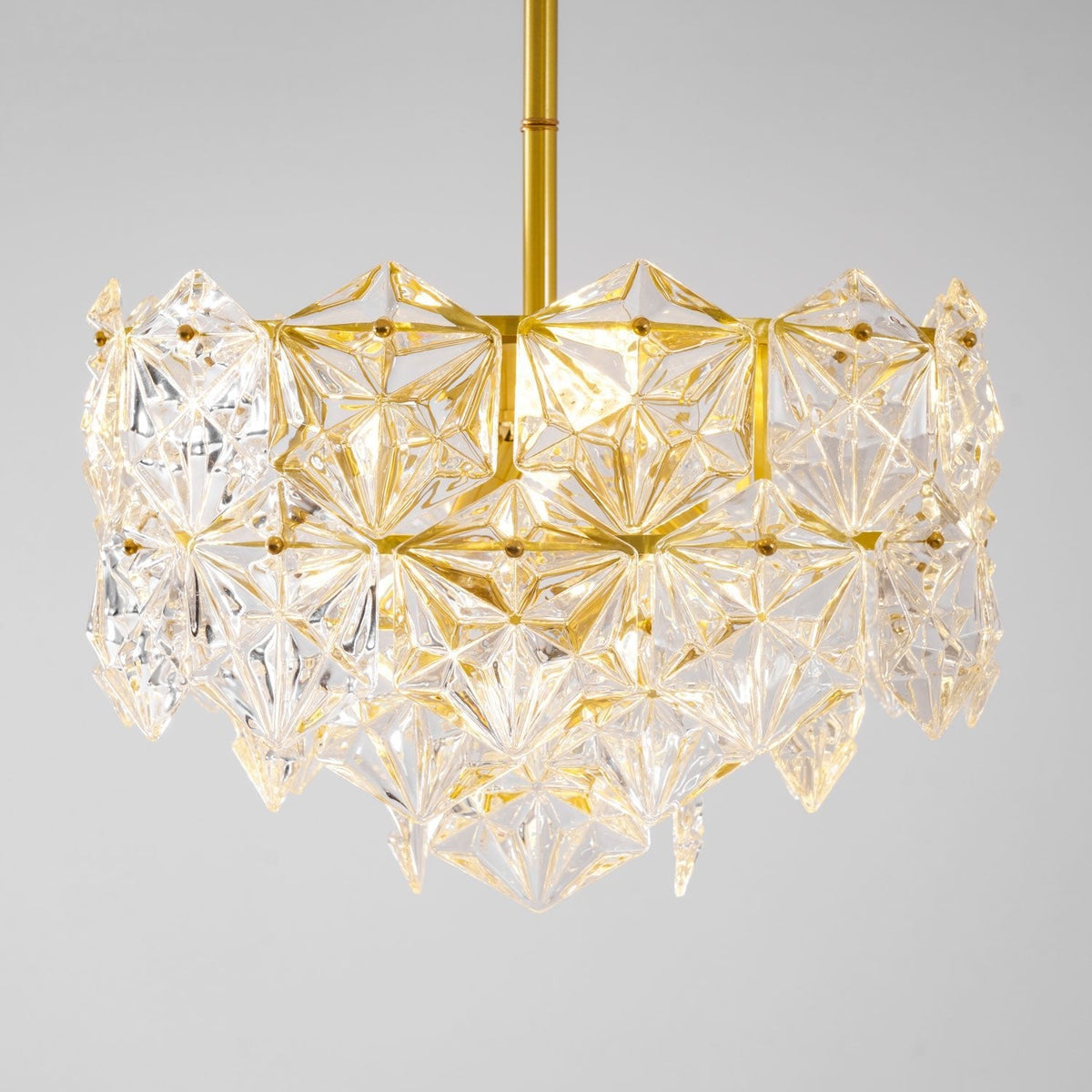 Snowflake Glass Chandelier